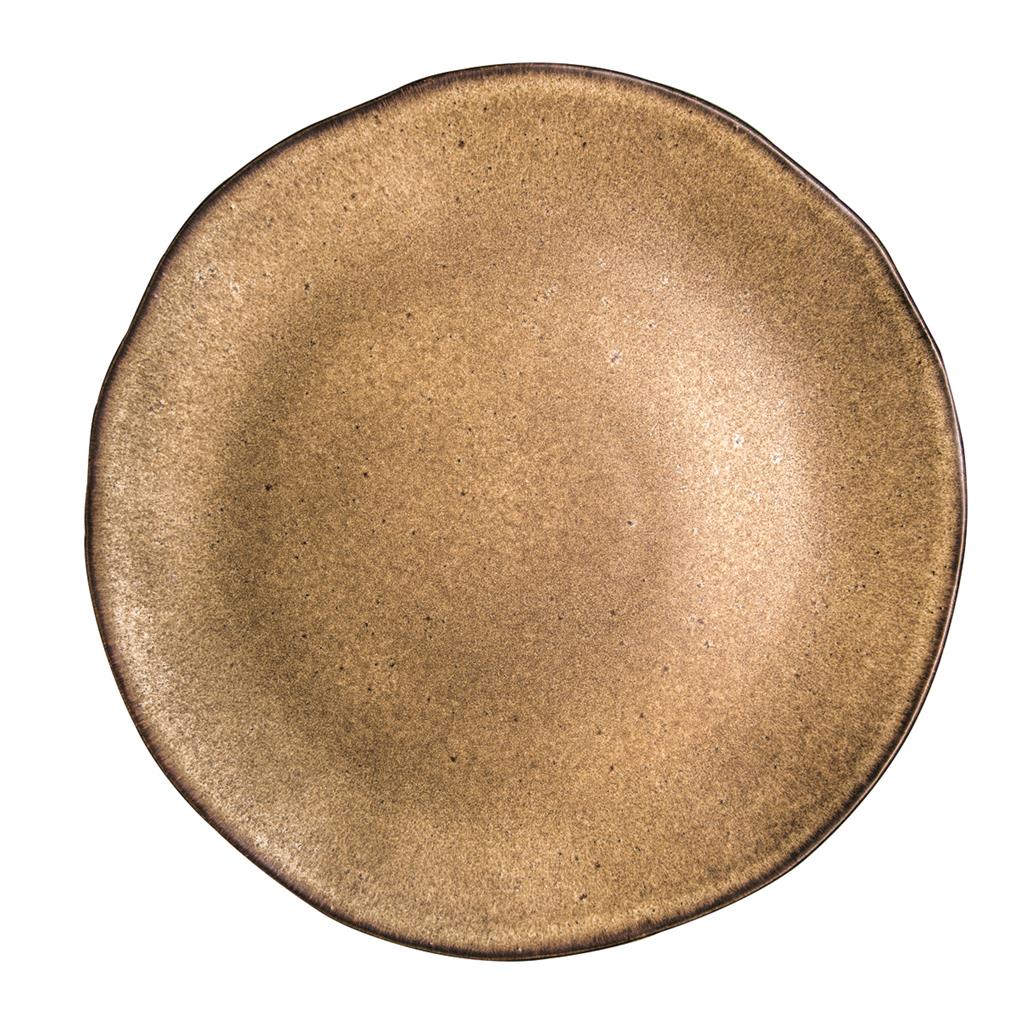 Q Authentic Stone Brown bord 31,5cm