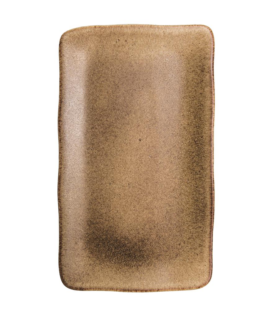 Q Authentic Stone Brown rechthoekig bord