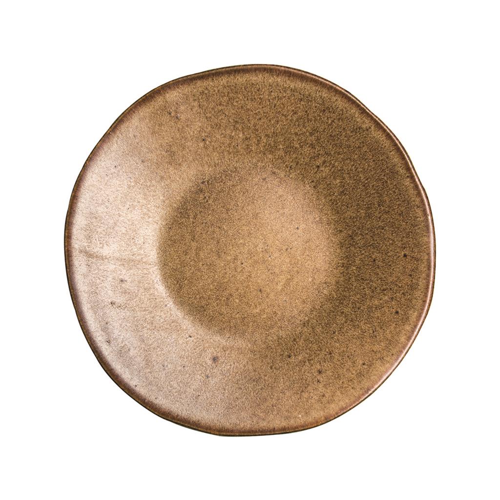 Q Authentic Stone Brown bord 16cm