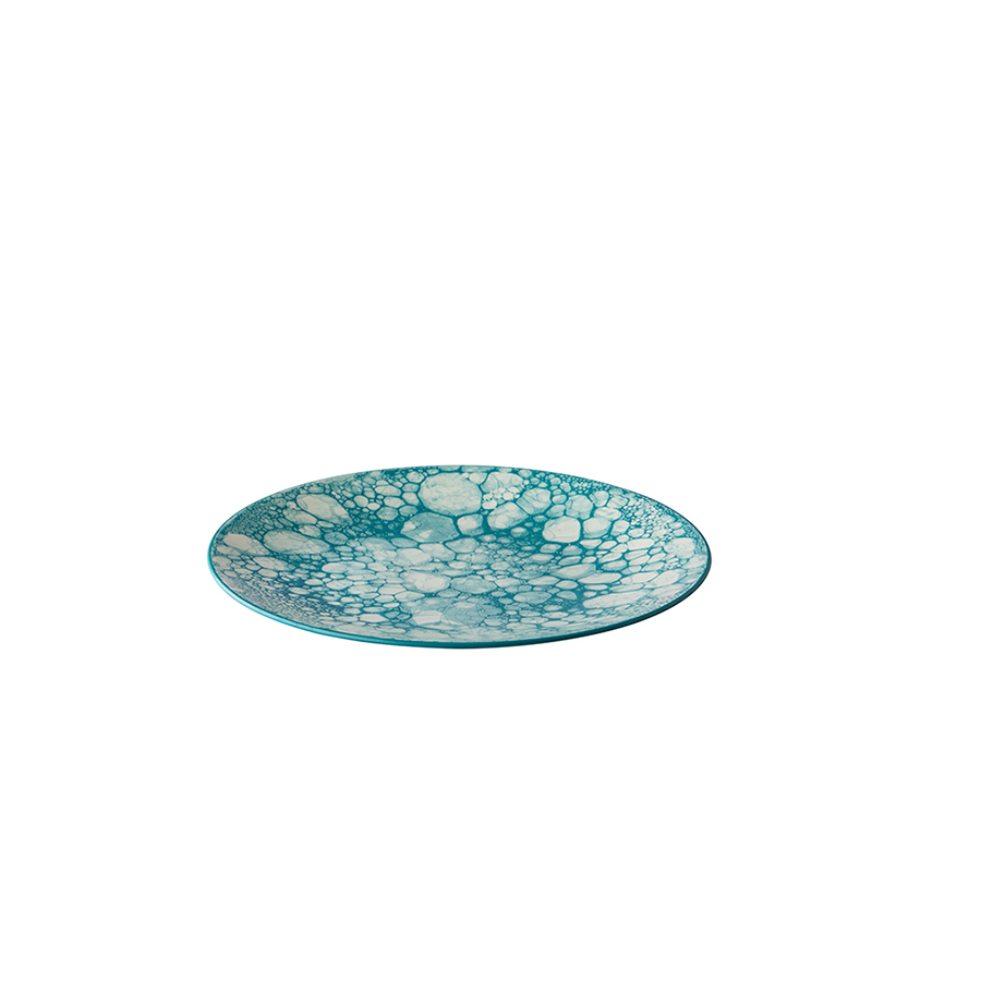 Bord Bubble turquoise 27,5cm