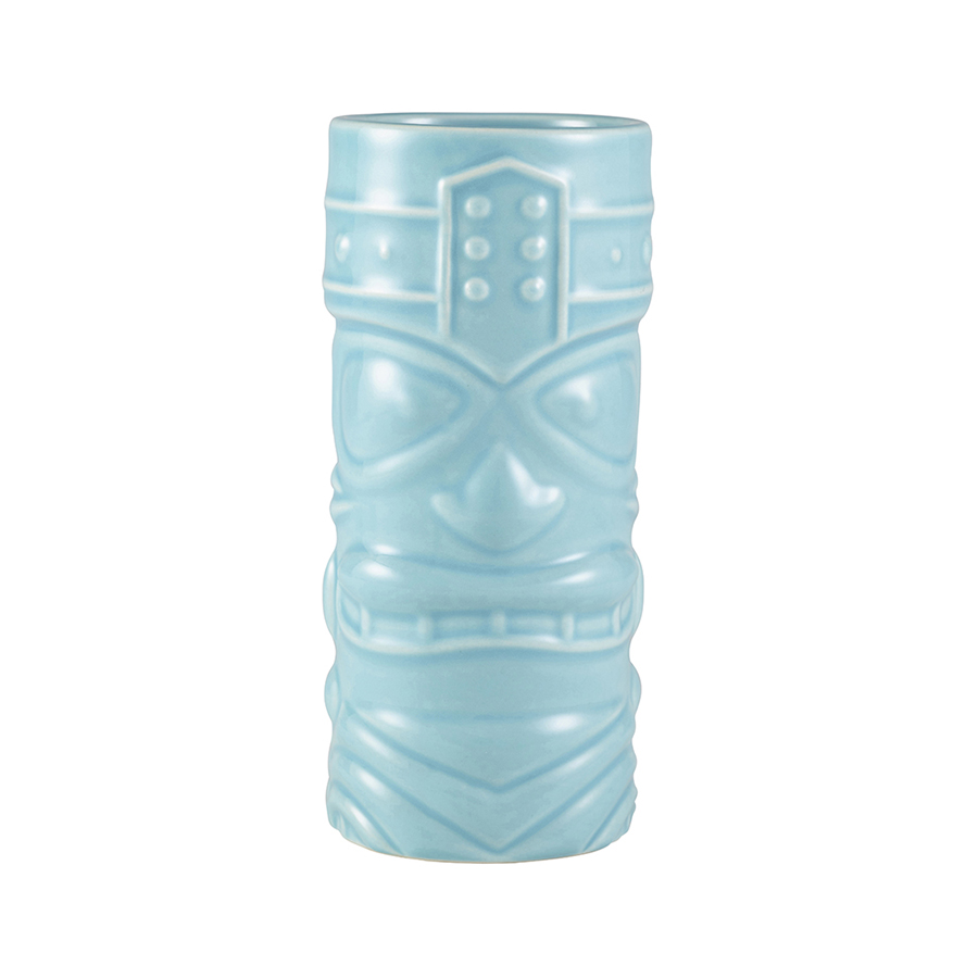 Tiki beker blauw 400ml
