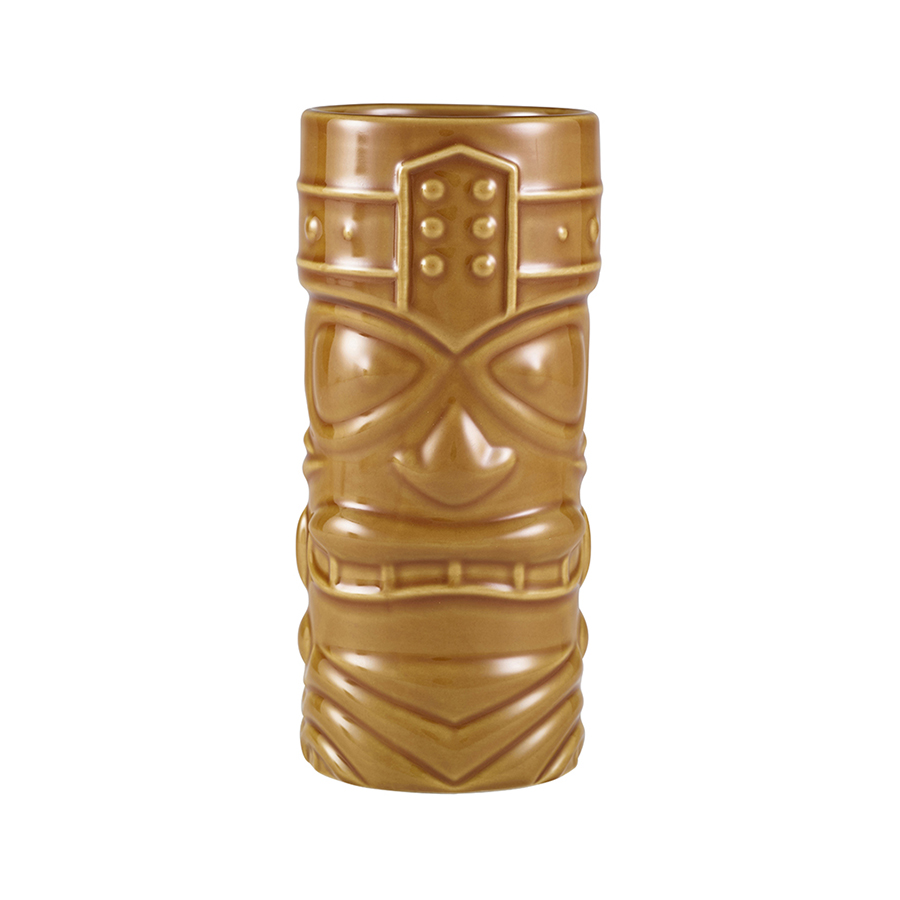 Tiki beker bruin 400ml