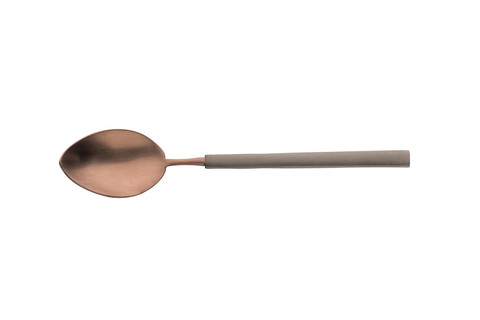 Theelepel mat choco/antraciet 13,8cm