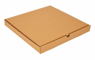 Pizzadoos blanco kraft 33x33x3,5cm x100