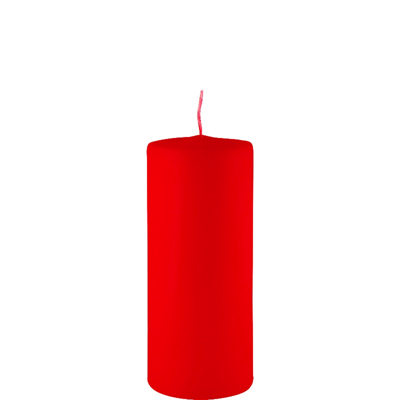 Kaarsen stomp 80x200 rood