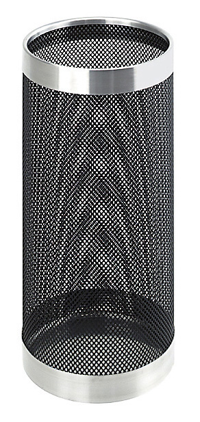 Paraplubak geperforeerd zwart (per stuk)