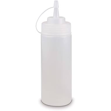 Neutraal Knijpfles 23 cl Transparant wit